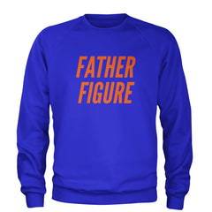 Father Figure Adult Crewneck Sweatshirt Royal Blue