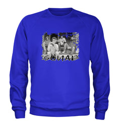 Squad Golden Girls Adult Crewneck Sweatshirt Royal Blue