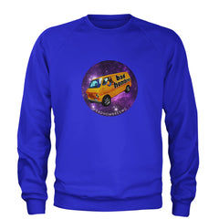 Bad Hombres Space West Chester Band Adult Crewneck Sweatshirt Royal Blue
