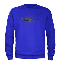 DunesDay Desert Apocolypse Adult Crewneck Sweatshirt Royal Blue