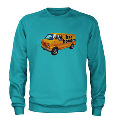 Bad Hombres Van West Chester Band Adult Crewneck Sweatshirt Teal