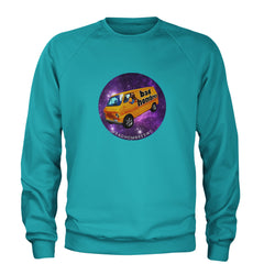 Bad Hombres Space West Chester Band Adult Crewneck Sweatshirt Teal