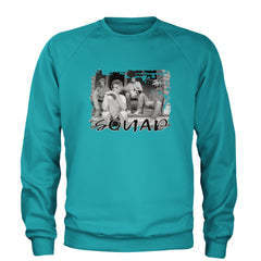 Squad Golden Girls Adult Crewneck Sweatshirt Teal