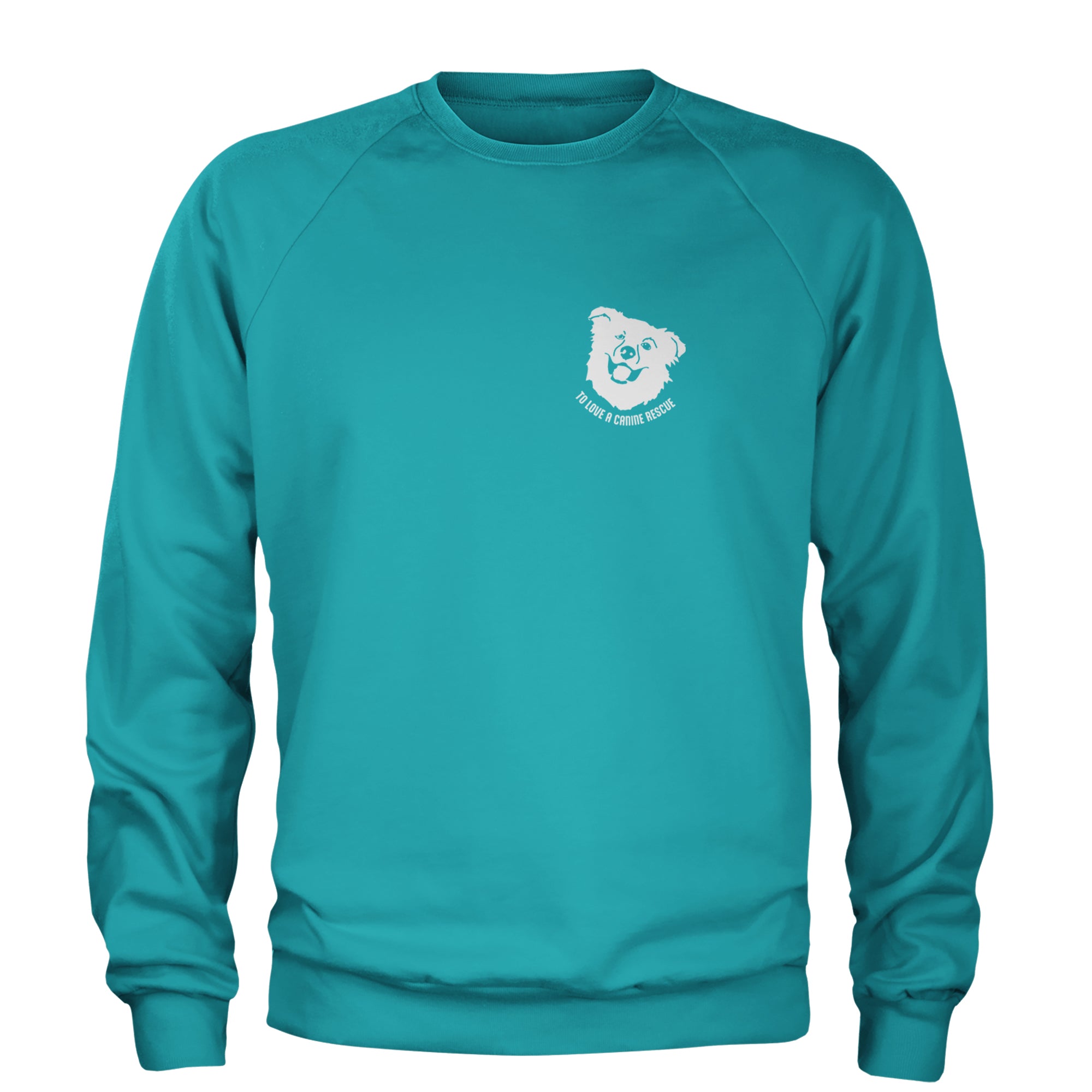 TLC Chelsea's Barking Back Adult Crewneck Sweatshirt - Front & Back Design