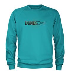 DunesDay Desert Apocolypse Adult Crewneck Sweatshirt Teal