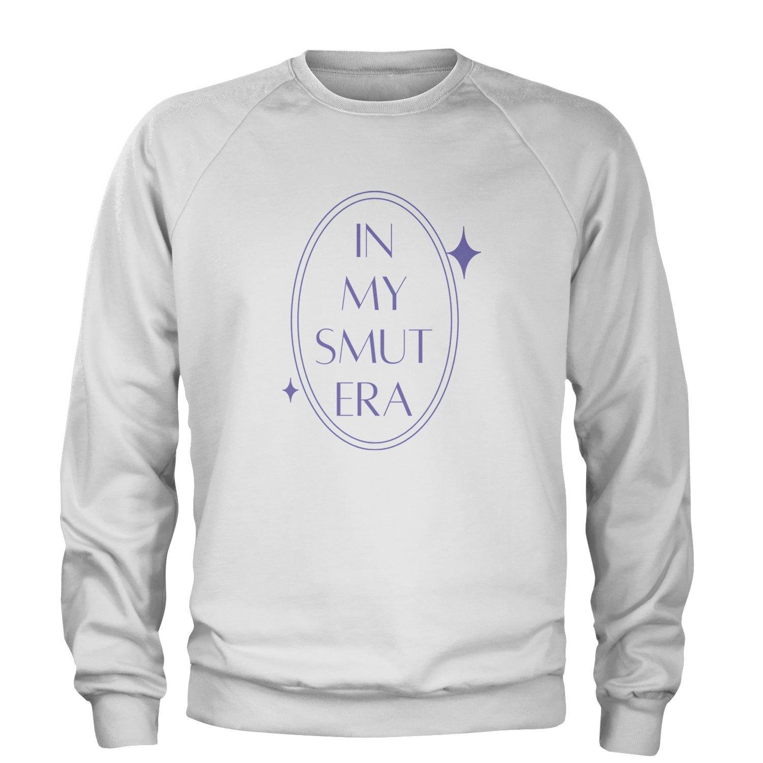 In My Smut Era Romantasy Adult Crewneck Sweatshirt White