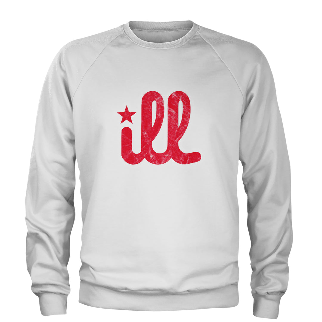 ILL Vintage It's A Philly Thing Adult Crewneck Sweatshirt White