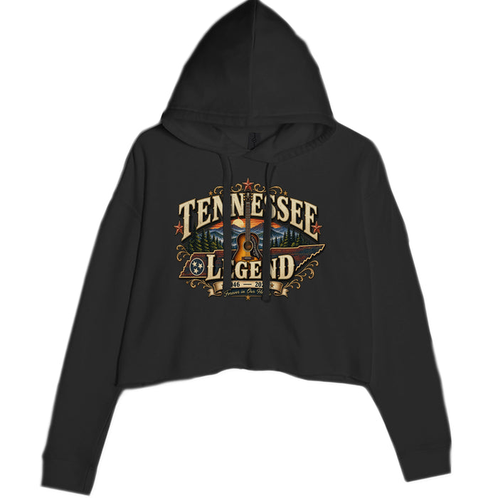 Tennessee Legend Country Music Dolly Cropped Hoodie Sweatshirt