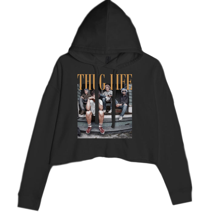 Golden Girls Thug Life Street Cropped Hoodie Sweatshirt