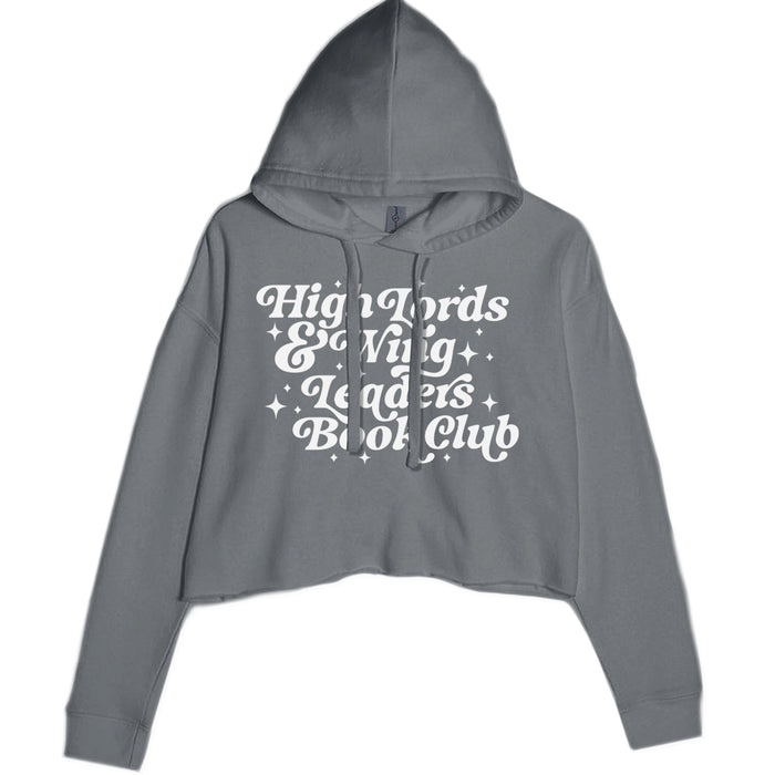 High Lords and Wingleaders Club Romantasy Cropped Hoodie Sweatshirt
