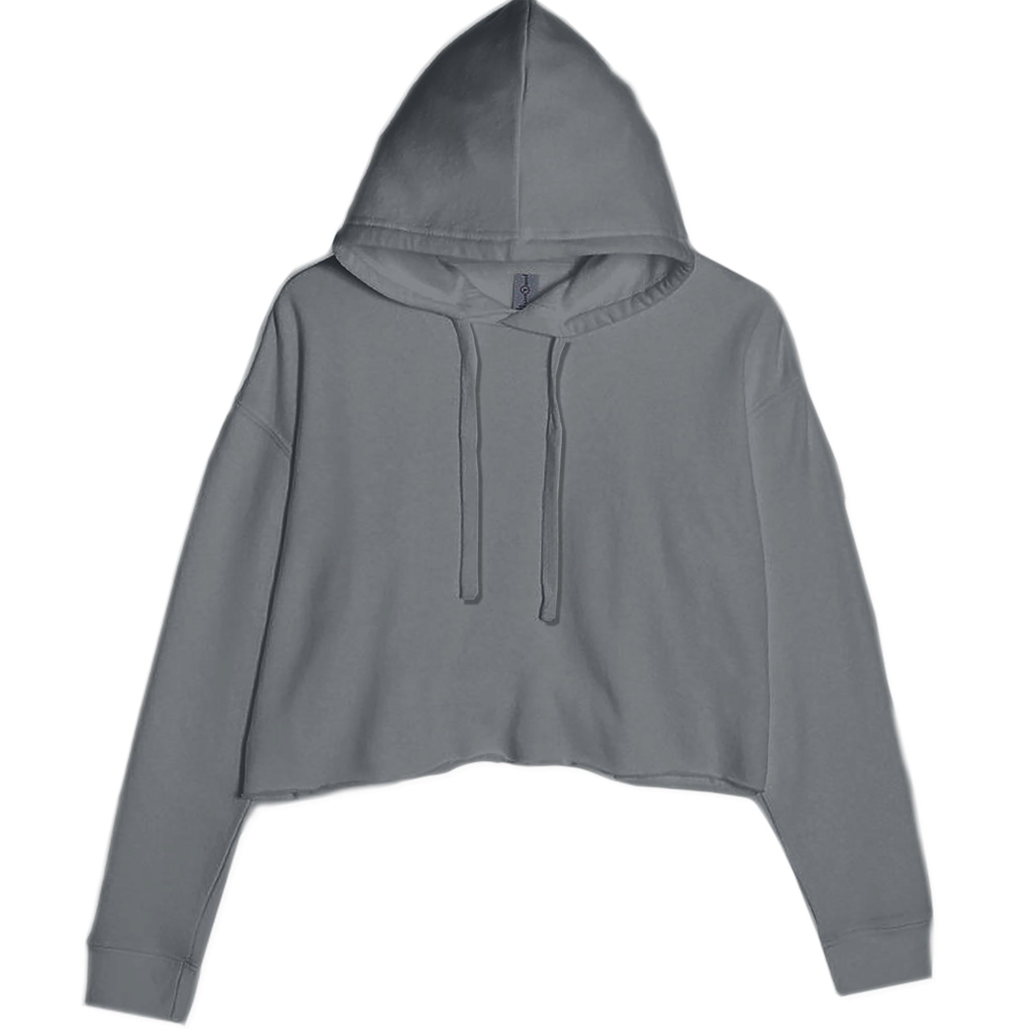 Basics - Pure & Simple Blank Apparel Cropped Hoodie Sweatshirt Black