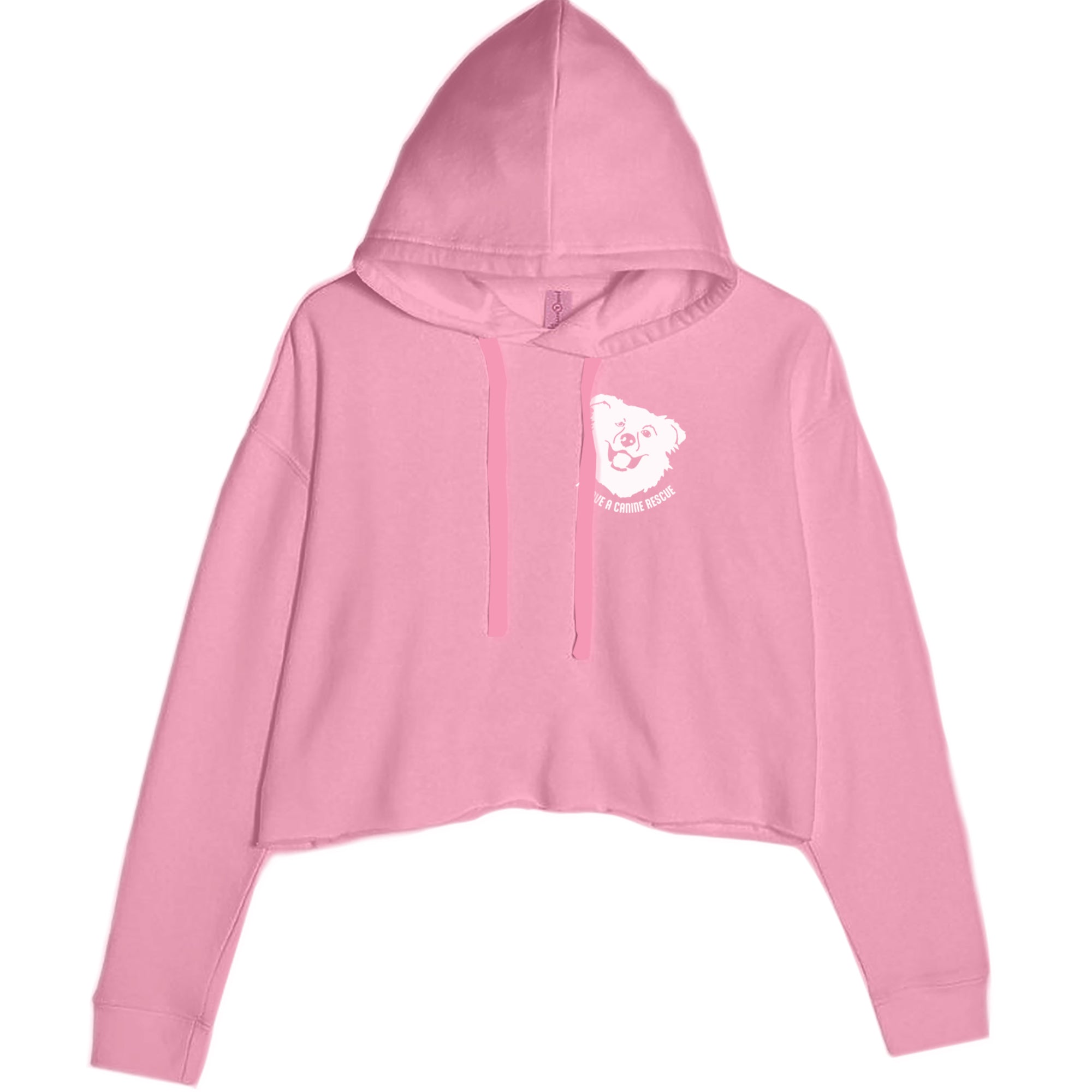 TLC Chelsea's Barking Back Cropped Hoodie Sweatshirt Mauve