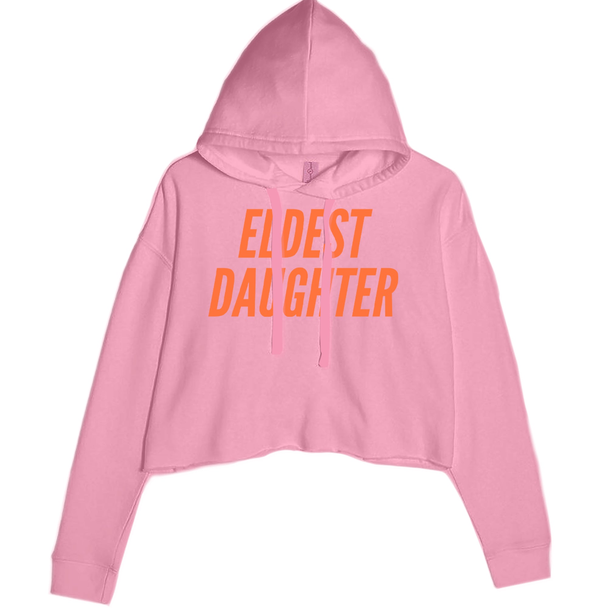 Eldest Daughter Cropped Hoodie Sweatshirt Mauve