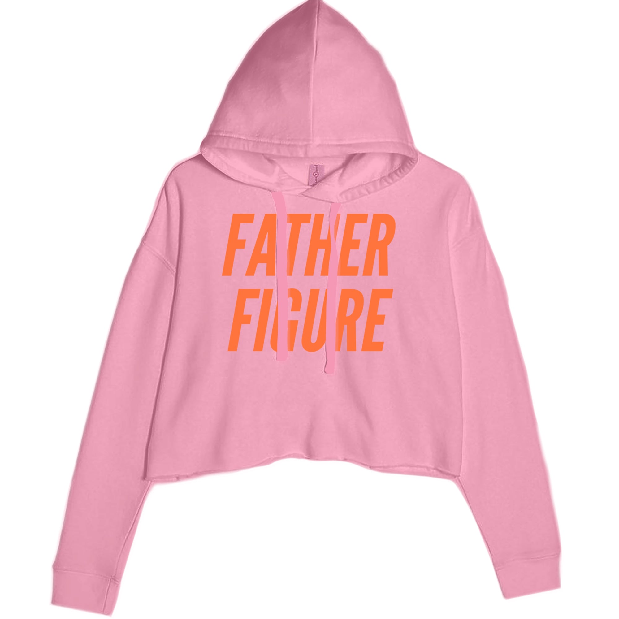 Father Figure Cropped Hoodie Sweatshirt Mauve