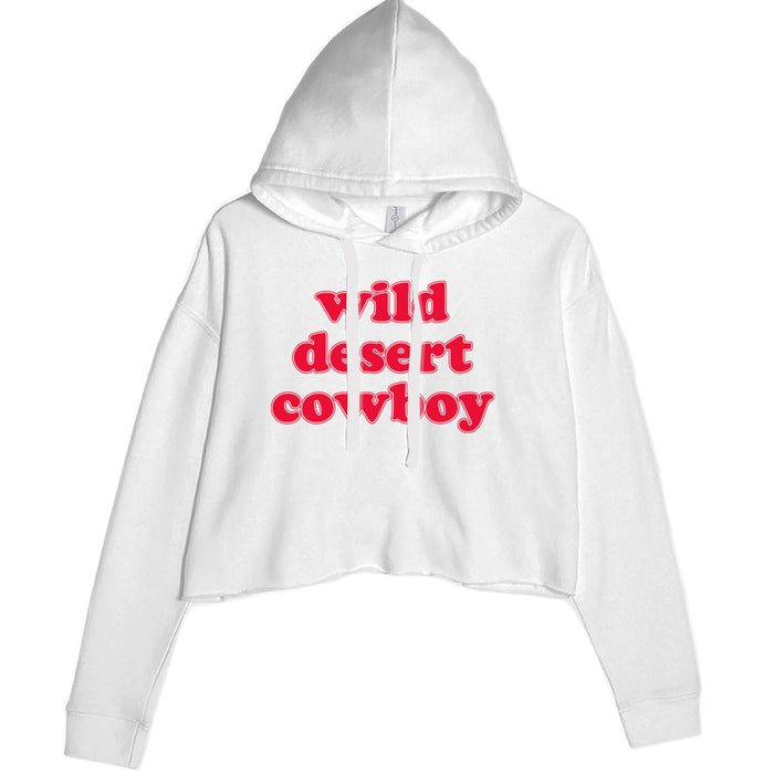 Wild Desert Cowboy Country Cropped Hoodie Sweatshirt