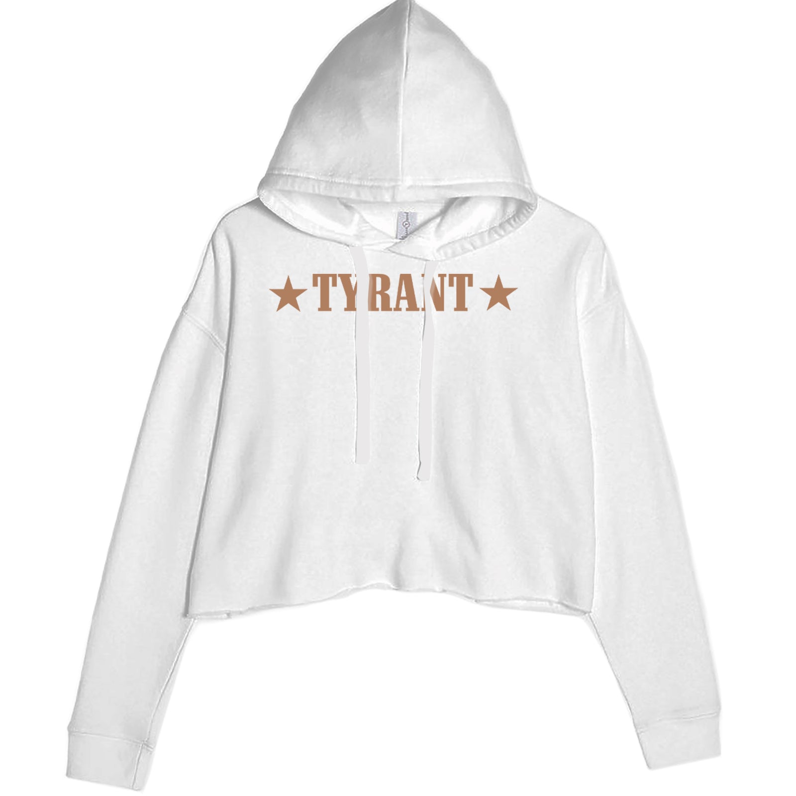 Tyrant Act 2 Cropped Hoodie Sweatshirt White