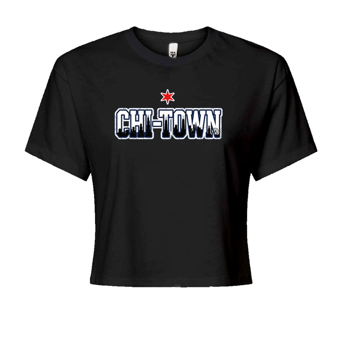 Chicago Chi-Town City Pride Cropped T-Shirt