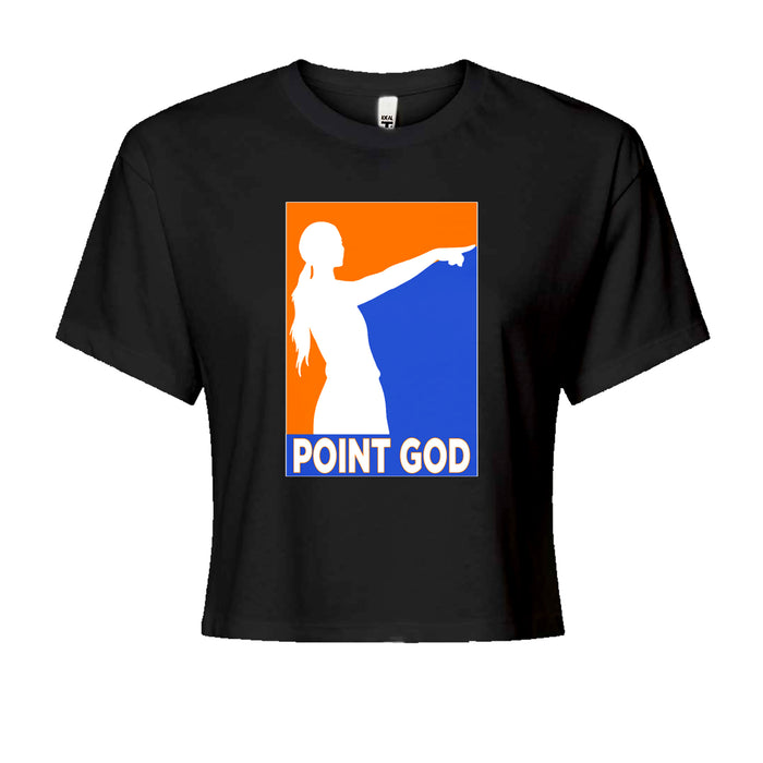 Point God Cunningham Basketball Pointing Meme  Cropped T-Shirt