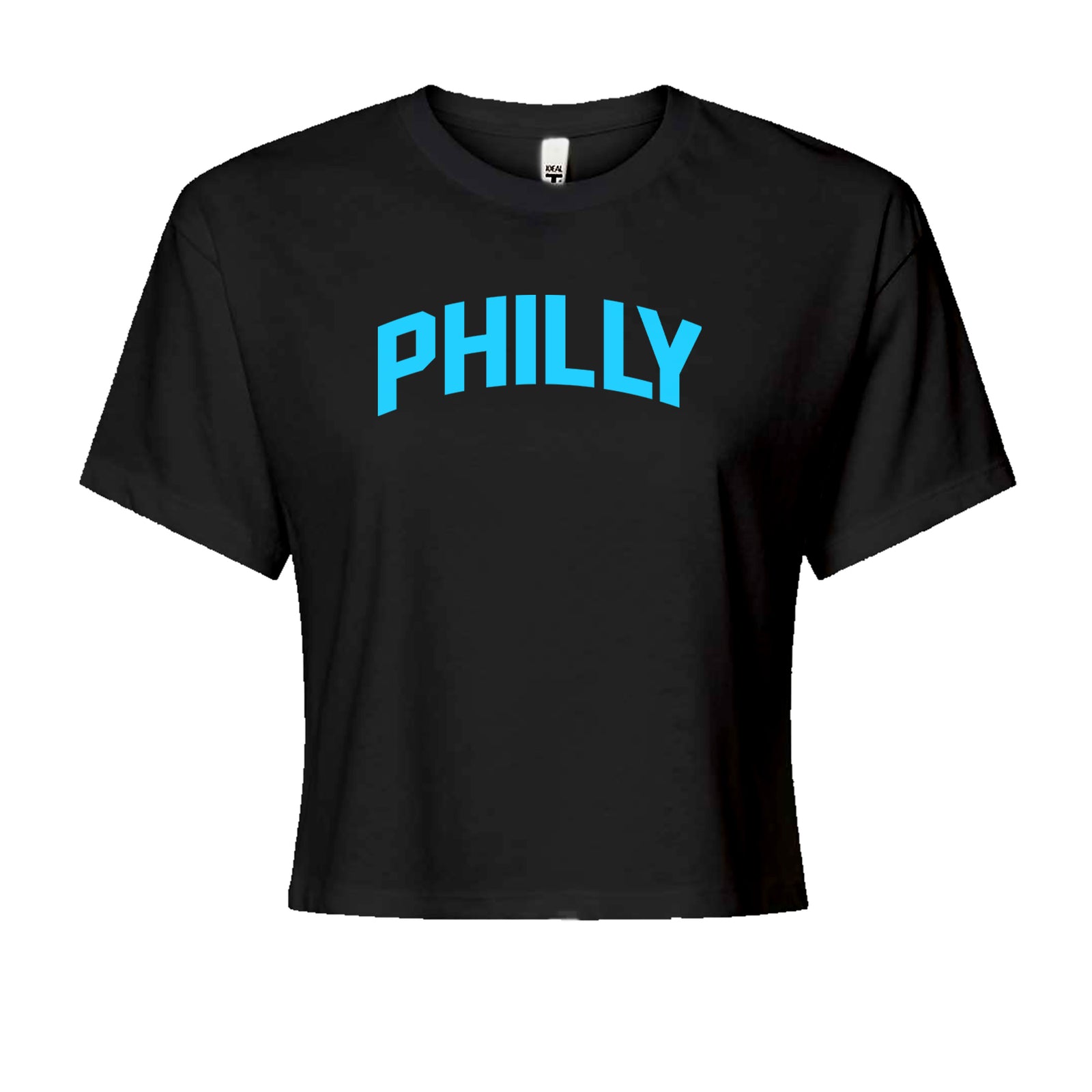 Philly Philadelphia Pride Cropped T-Shirt Black