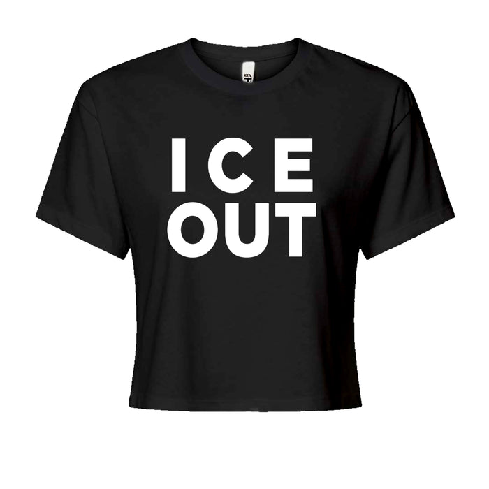 Ice Out Protest Cropped T-Shirt
