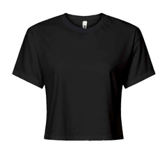 Basics - Pure & Simple Blank Apparel graphic on Women's Boxy Crop T-Shirt