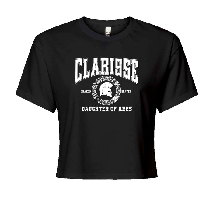 Clarisse Daughter of Ares Battle Ready Cropped T-Shirt