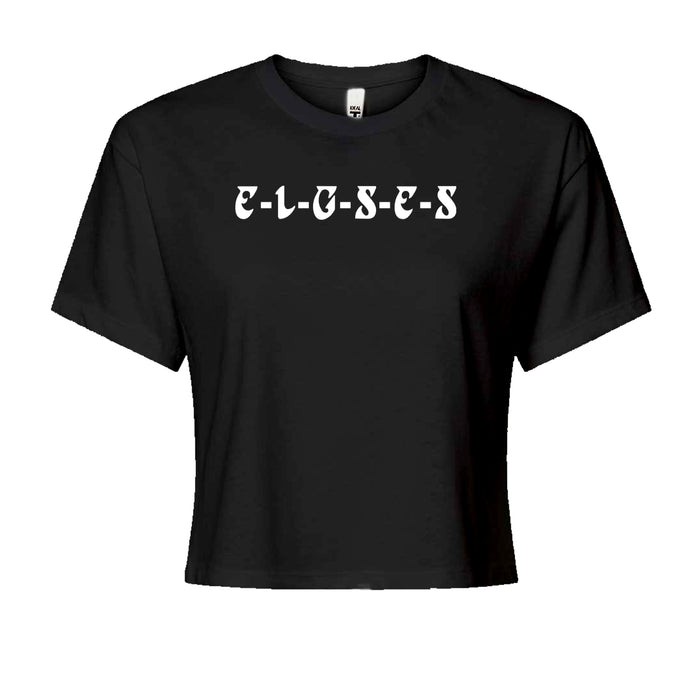 E-L-G-S-E-S Eagles Chant Cropped T-Shirt