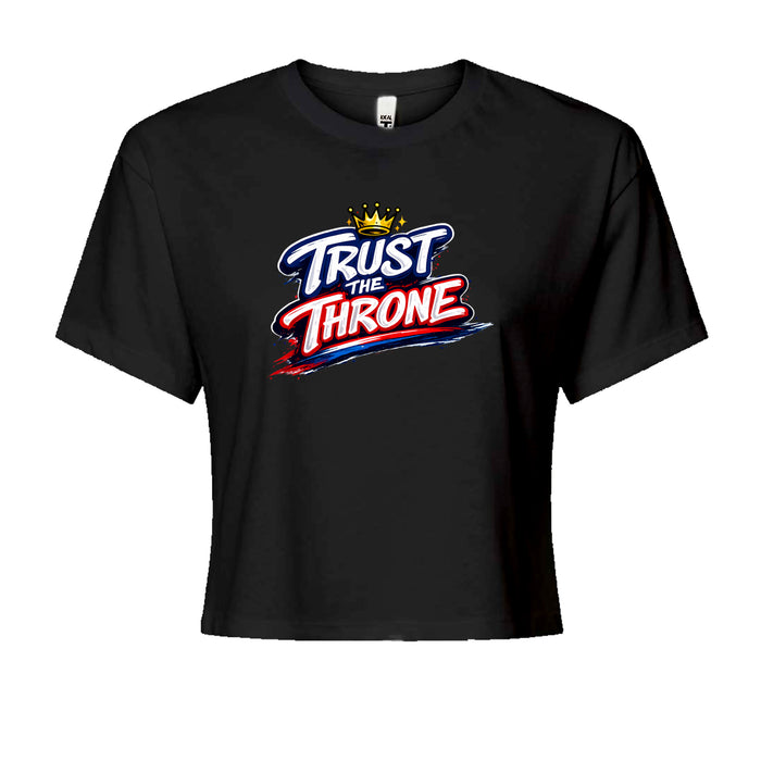 Trust The Throne Crown Philly Hoops Cropped T-Shirt