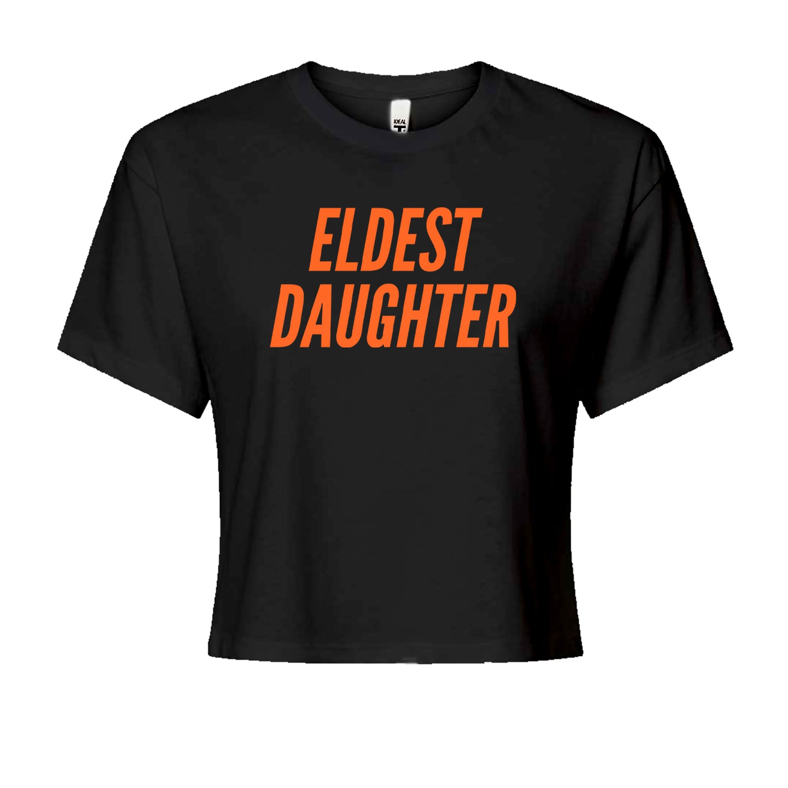 Eldest Daughter Cropped T-Shirt Black