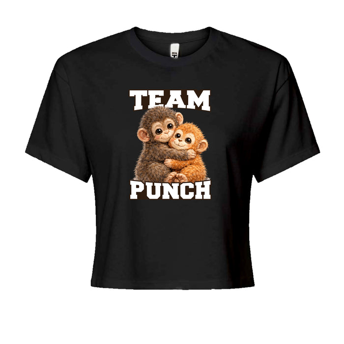 Team Punch Panchi-kun Monkey Cropped T-Shirt