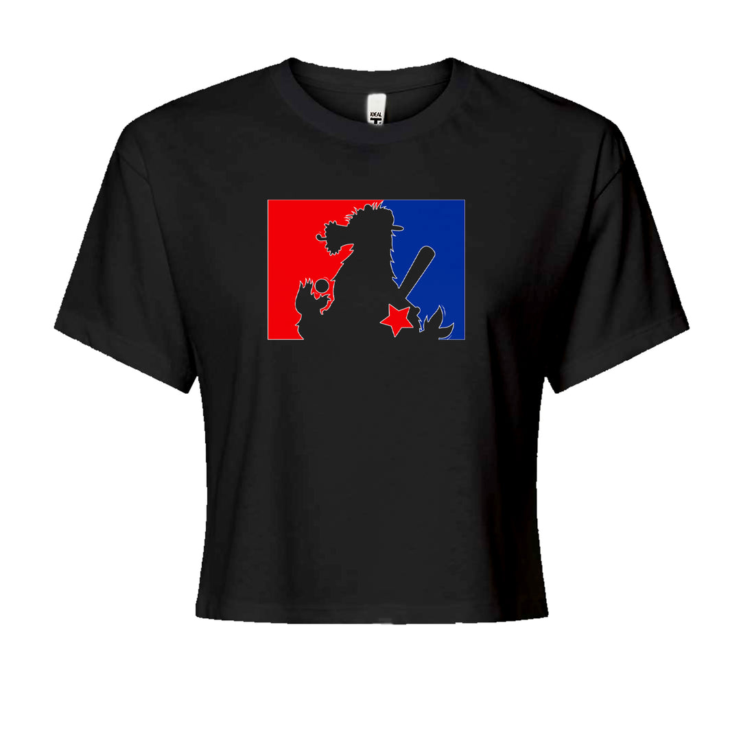 Philly Baseball Phan Cropped T-Shirt Black