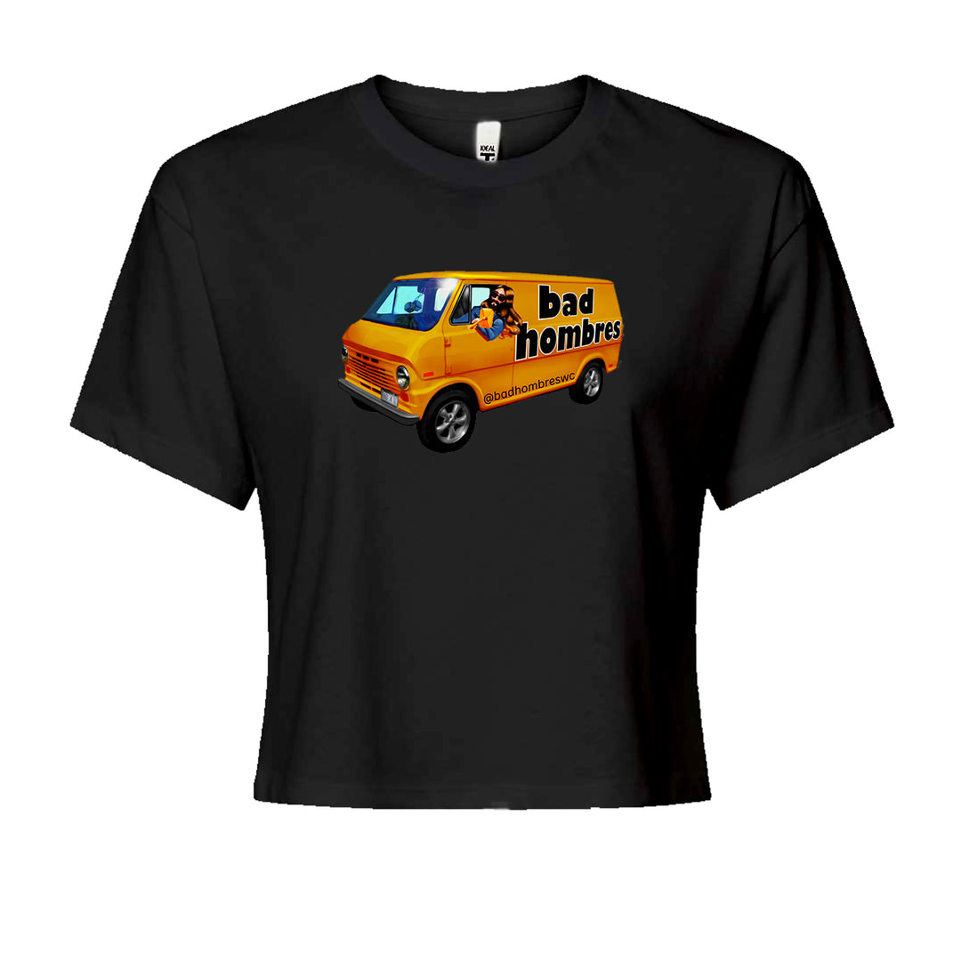 Bad Hombres Van West Chester Band Cropped T-Shirt Black