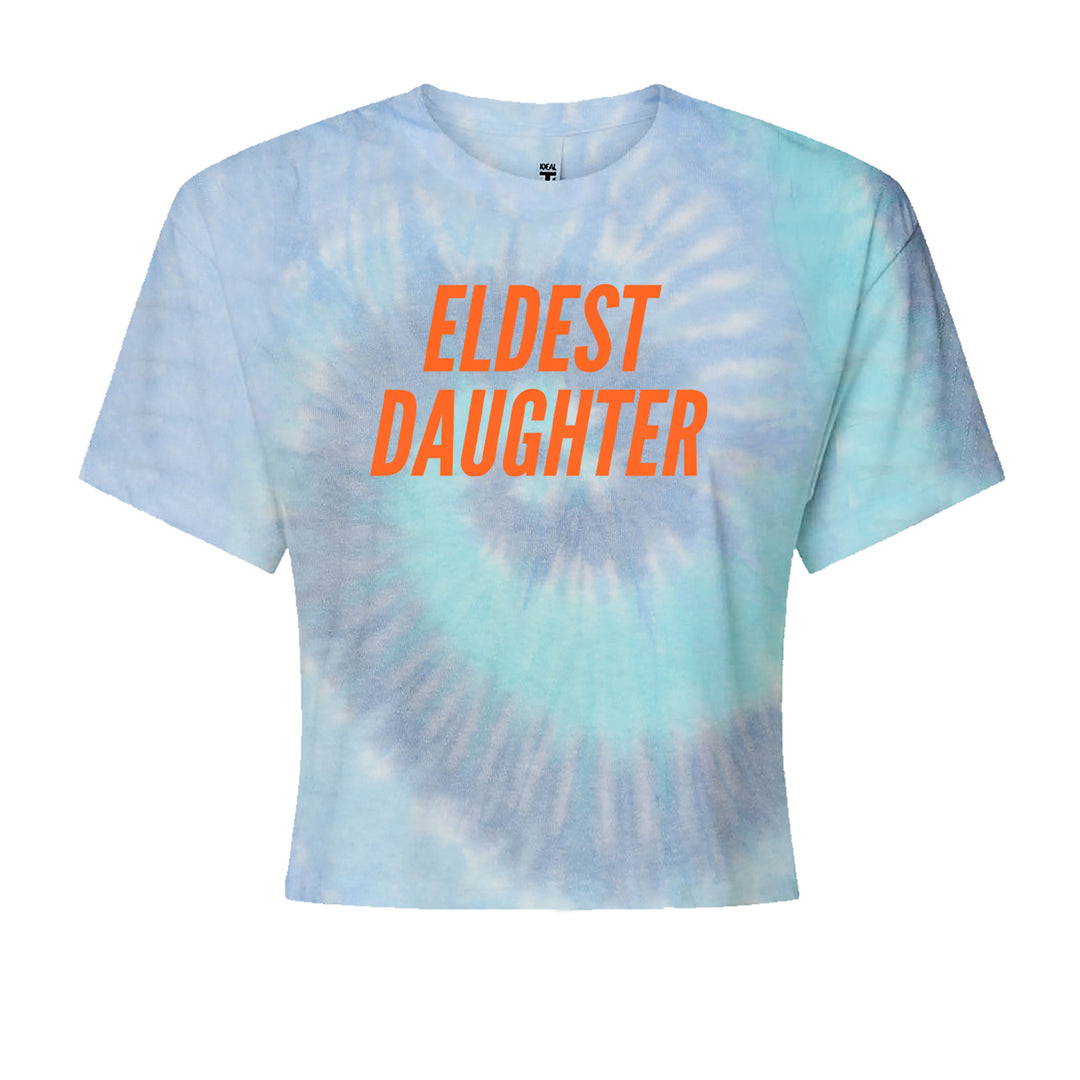 Eldest Daughter Cropped T-Shirt Blue Clouds