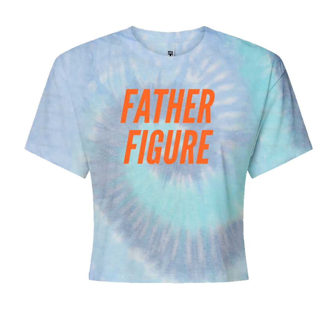 Father Figure Cropped T-Shirt Blue Clouds