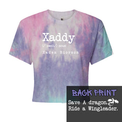 Xaddy Save A Dragon Ride A Wingleader Cropped T-Shirt Cotton Candy