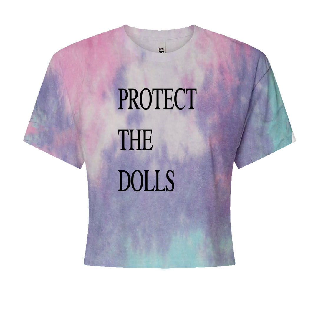 Protect The Dolls Equal Rights Cropped T-Shirt Cotton Candy