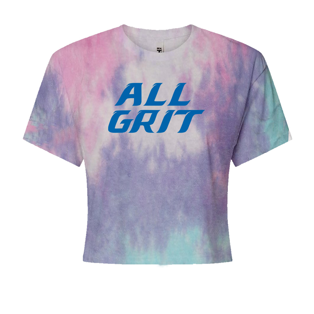All Grit Detroit Football Cropped T-Shirt Cotton Candy