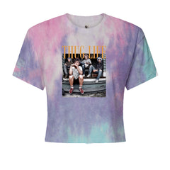 Golden Girls Thug Life Street Cropped T-Shirt Cotton Candy