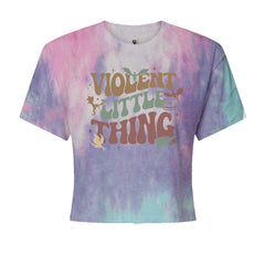 Violent Little Thing Dragon Cropped T-Shirt Cotton Candy