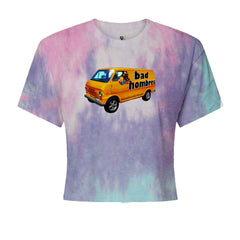 Bad Hombres Van West Chester Band Cropped T-Shirt Cotton Candy