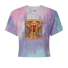 Tung Tung Tung Sahur Enforcer Cropped T-Shirt Cotton Candy