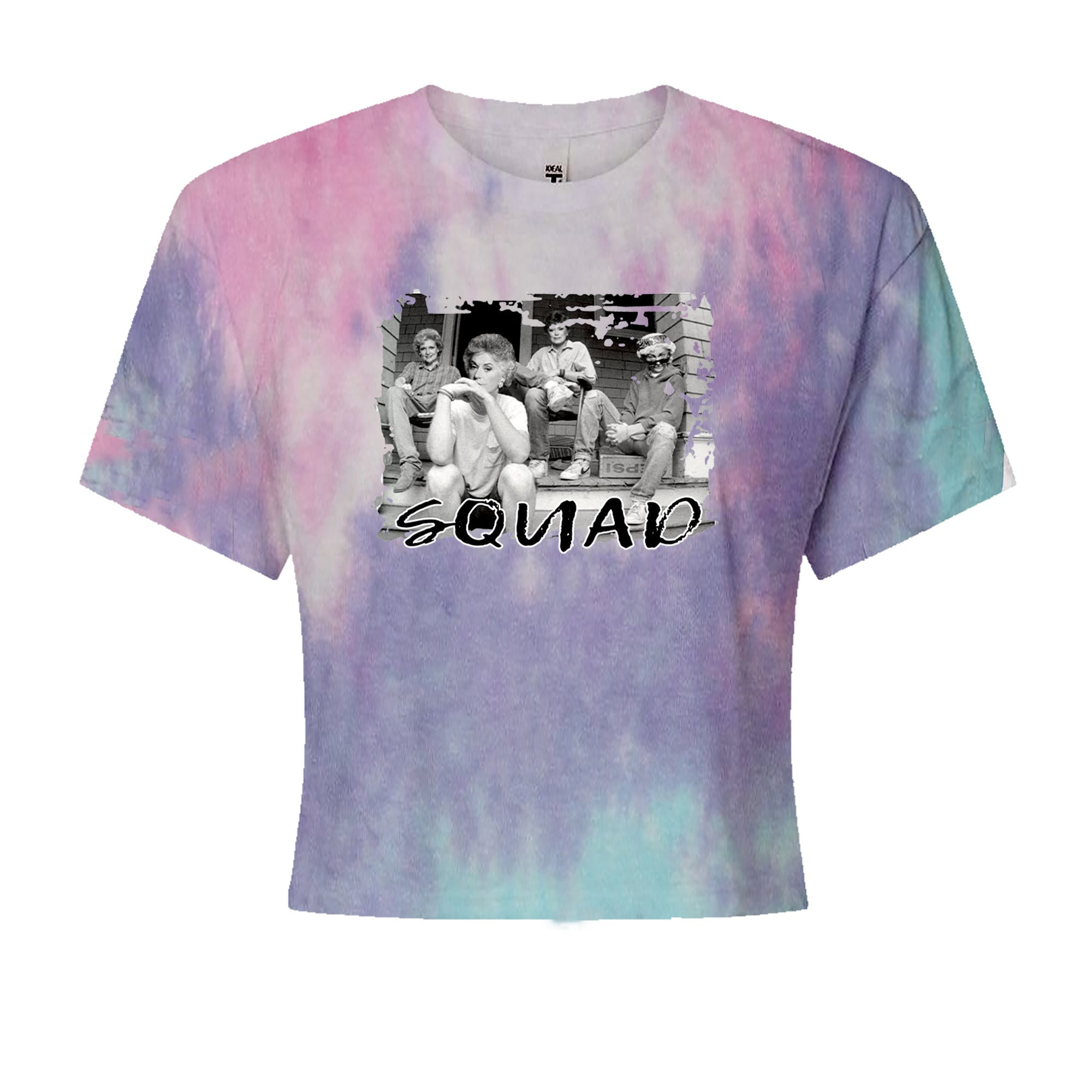 Squad Golden Girls Cropped T-Shirt Cotton Candy
