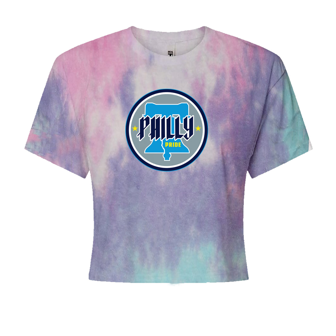 Philly Pride Liberty Bell Cropped T-Shirt Cotton Candy