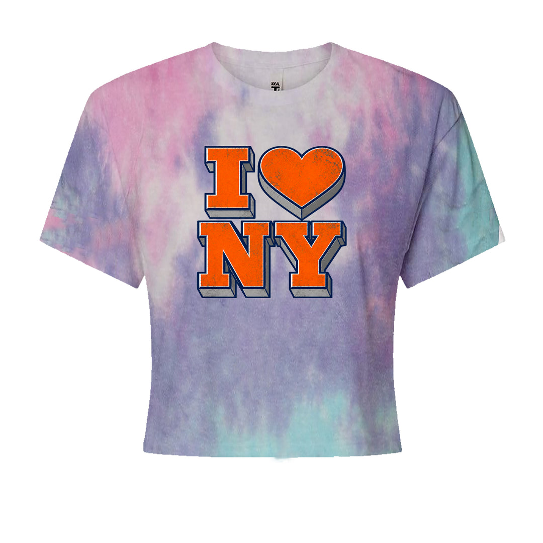 New York City Pride Heart Cropped T-Shirt Cotton Candy
