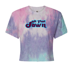 Hit That Jawn Philly Baseball Cropped T-Shirt Cotton Candy