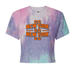 Go New York Go Basketball Cropped T-Shirt Cotton Candy