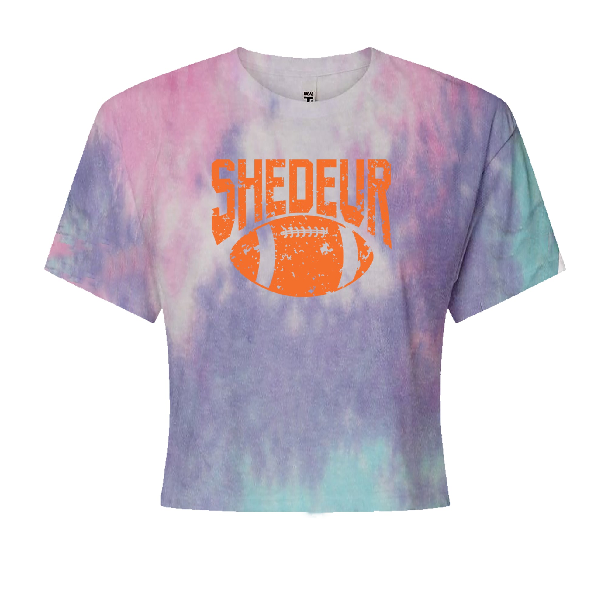 Shedeur Football Cropped T-Shirt Cotton Candy