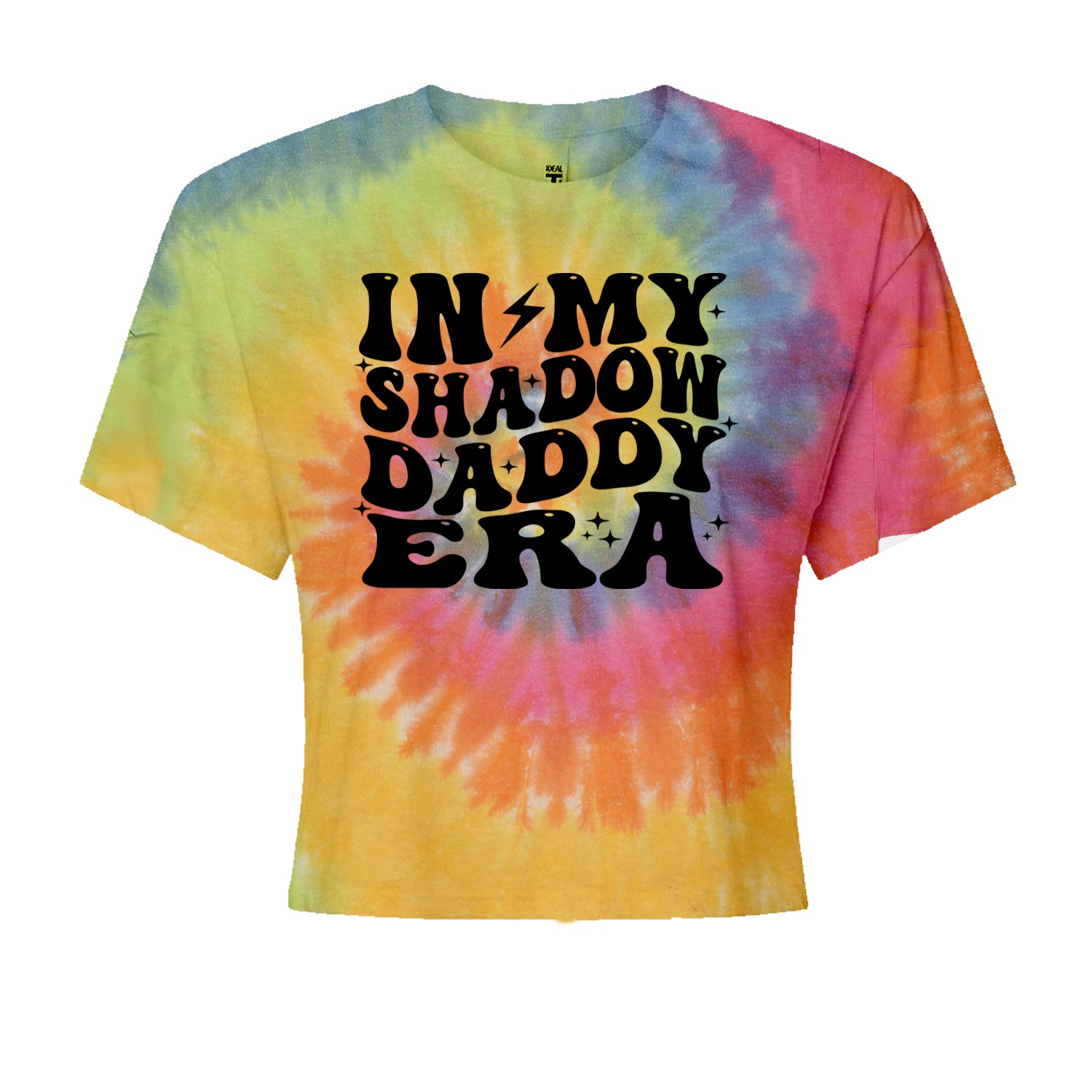 In My Shadow Daddy Era Romantasy Cropped T-Shirt Heather Grey