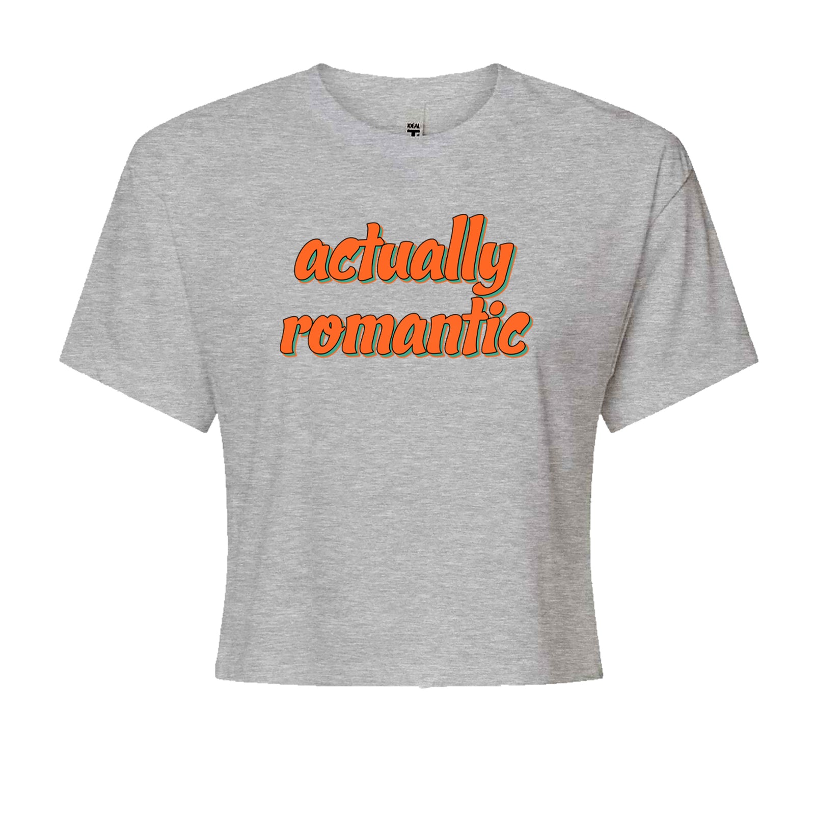 Actually Romantic Cropped T-Shirt Black