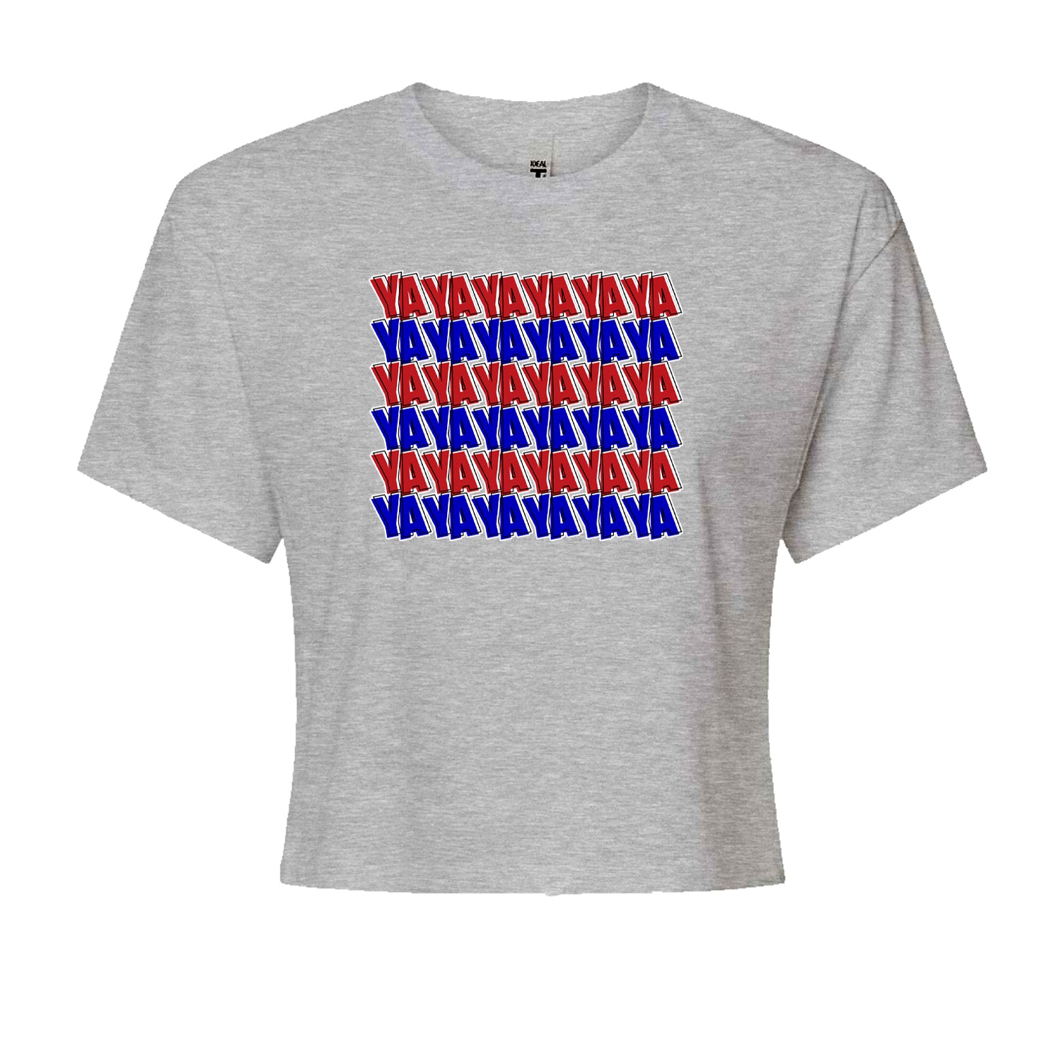 YaYaYa YaYa Cowboy Cropped T-Shirt Black